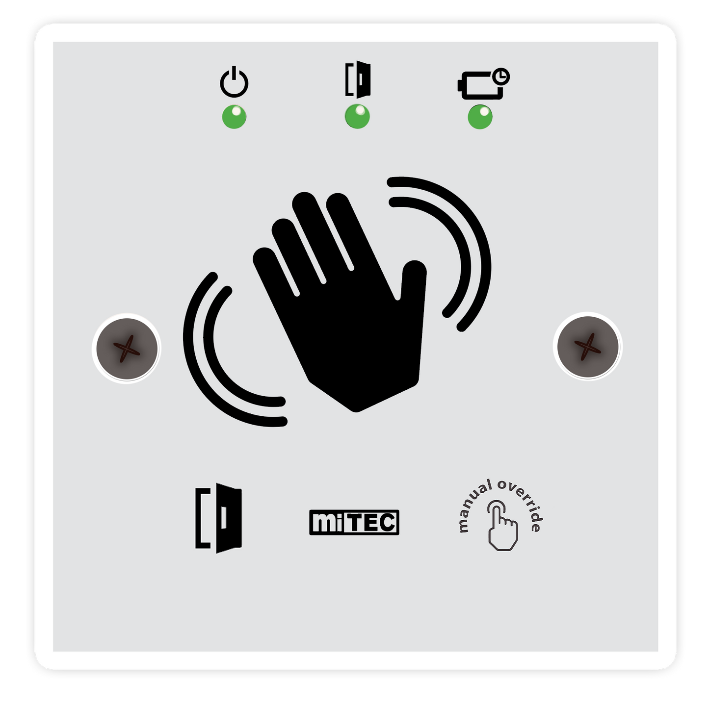 MPE-86 Infrared Touchless Door Release Panel w/ Power Supply