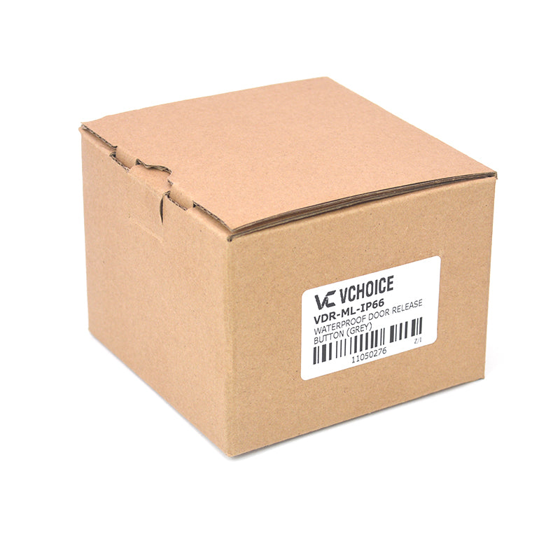 VDR-ML-IP66 WATERPROOF DOOR RELEASE BUTTON (GREY)
