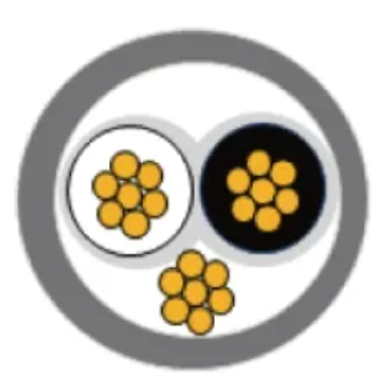 8761/200Y EIGHT 2x7/0.25mm 2 CORE CONTROL CABLE