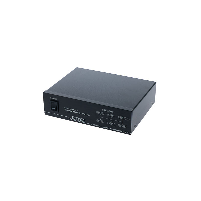 MV-4102 1in 5out AV SPLITTER^