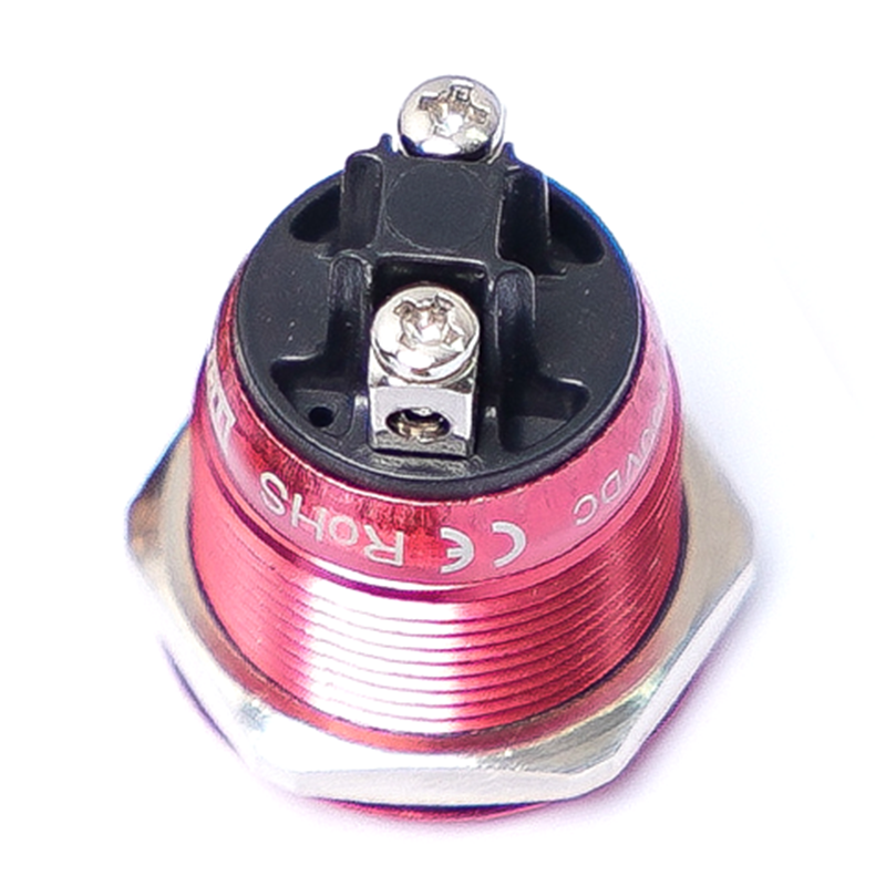 MSW-19A21/RED 19mm ALUMINIUM PUSH BUTTON