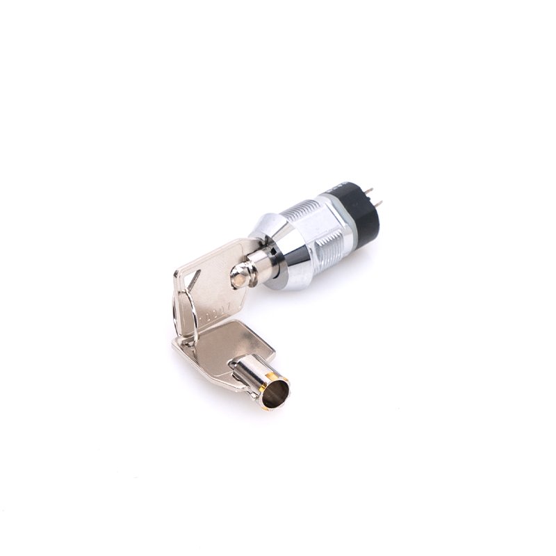 S206B-2 SPDT 1-1 ROUND KEY SW.