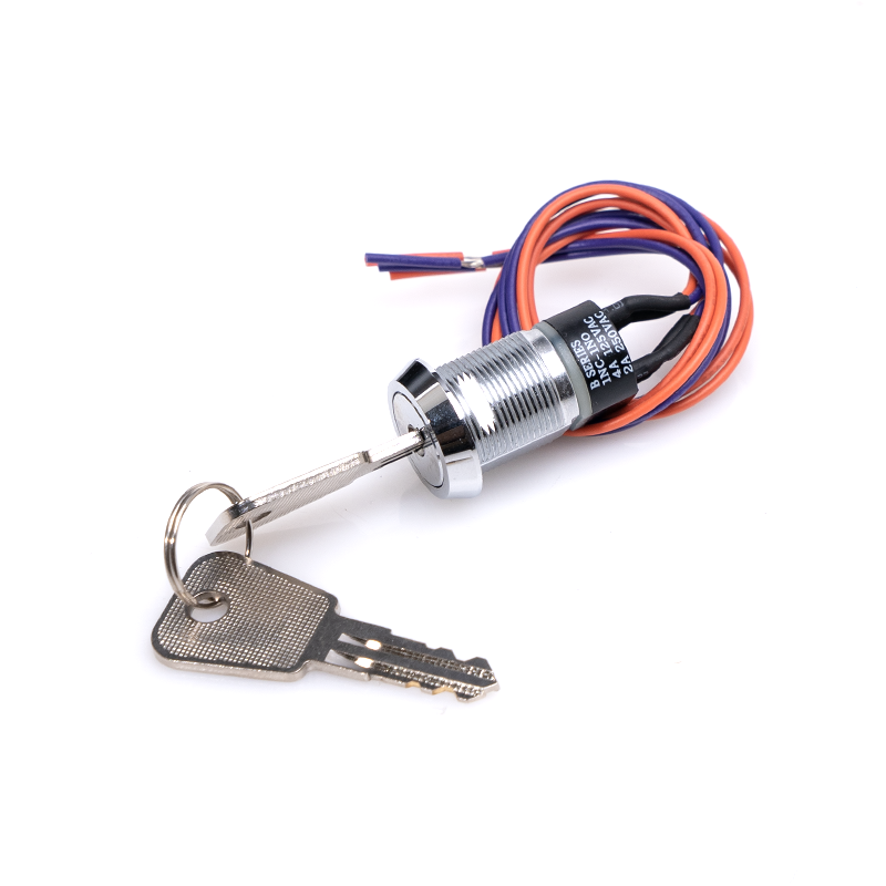 S286B-2(WIRE) SPDT 1-1 FLAT KEY SW.