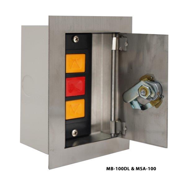 MB-100DL S.S. CONTROL BOX WITH LOCK