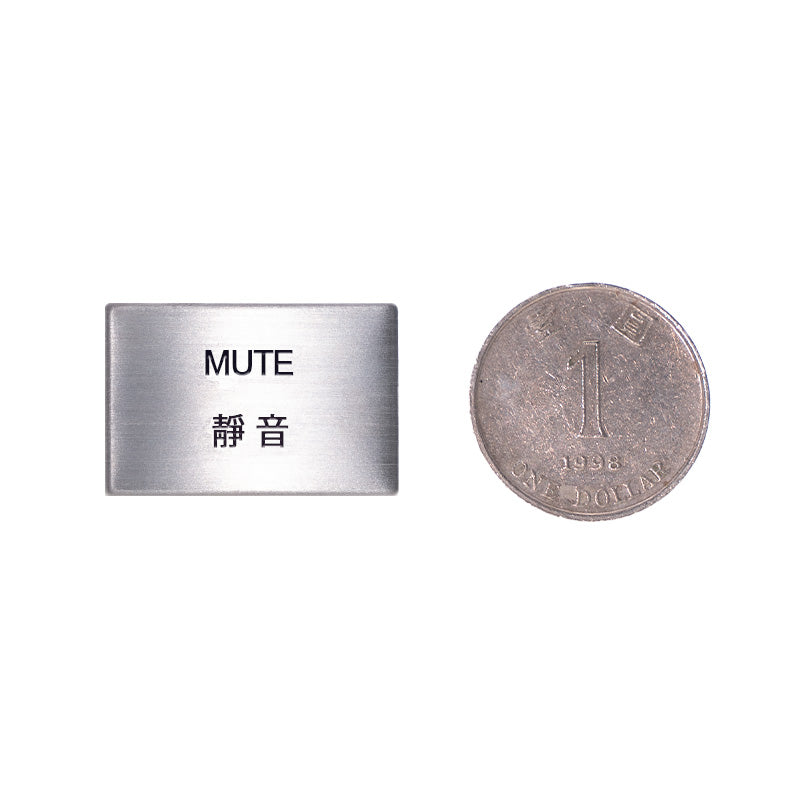 SSC-2030/01 STAINLESS STEEL NAME PLATE(MUTE)