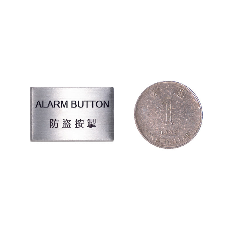 SSC-2030/08 STAINLESS STEEL NAME PLATE(ALARM BUTTON)