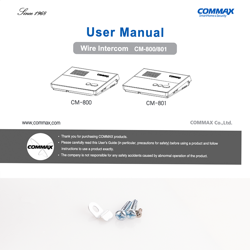 CM-801/GREY 1 CALL INTERCOM MASTER STATION