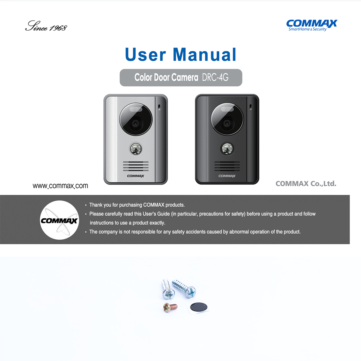 DRC-4G/SILVER COLOR DOOR CAMERA