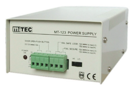 MT-123 E. LOCK POWER SUPPLY^