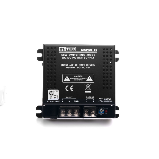 MSP50-15 DC15V 3.4A POWER SUPPLY^