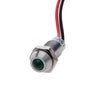 LED-5221MG DC15~24V 金屬殼凸頭綠色 LED 指示燈