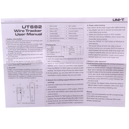 UT682-CHN 網絡尋線儀