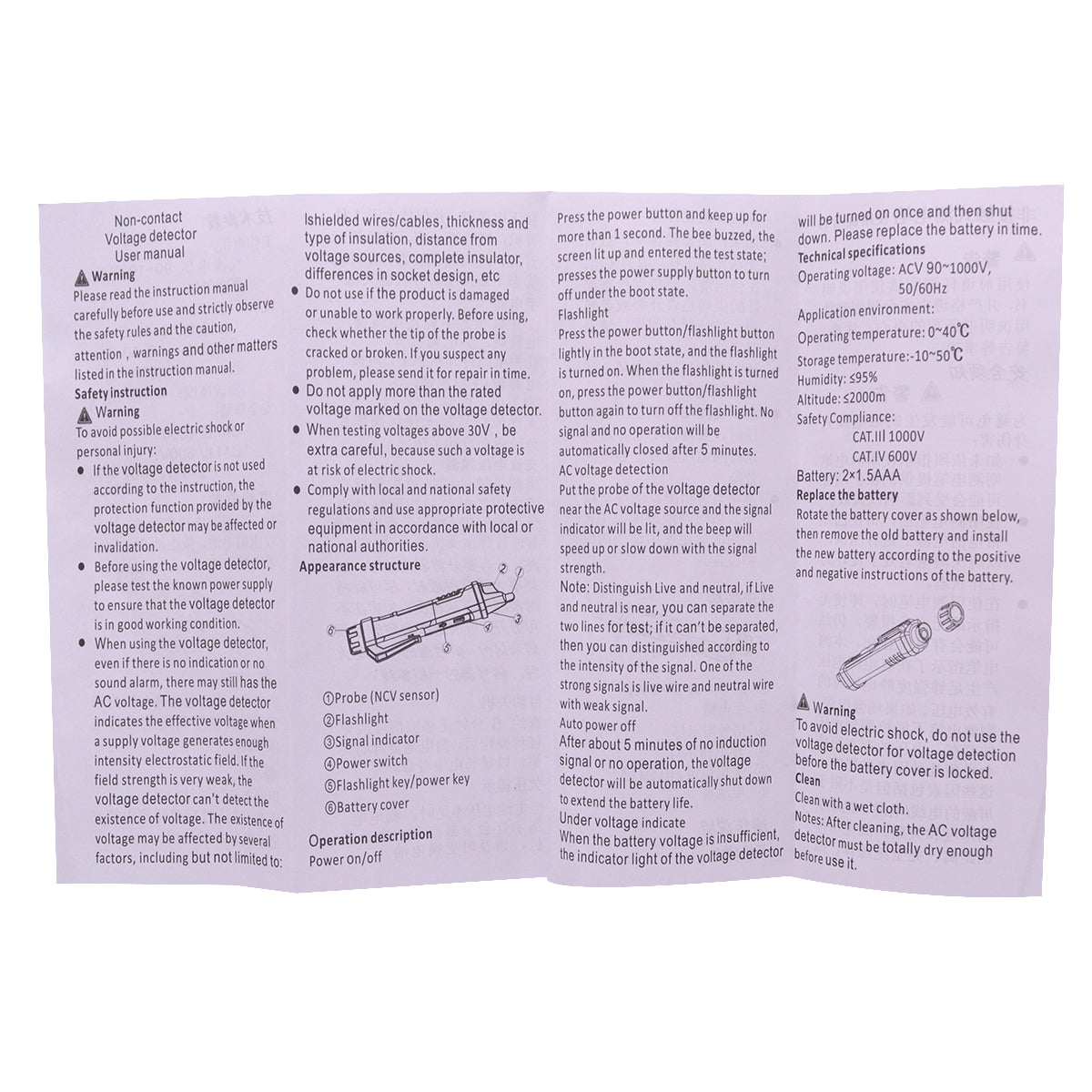 VICTOR-10S 90~1000VAC VOLTAGE ALERT