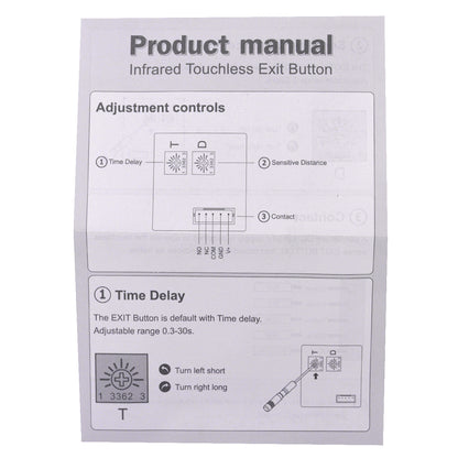 K4-DTW OUTDOOR IR SENSOR EXIT BUTTON
