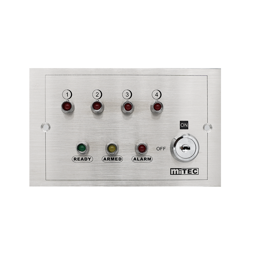 MAC-204 4 ZONE ALARM CONTROL PANEL