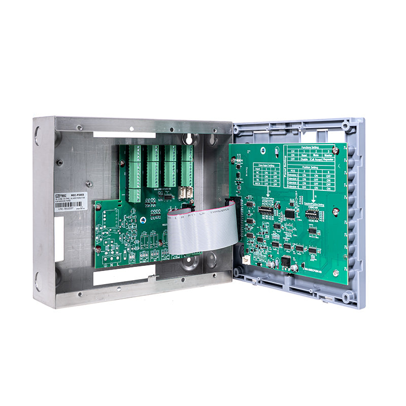 MEC-P20ES 20分區不銹鋼緊急警報監察擴展面板