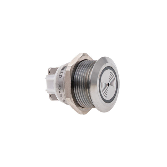 M19S-BS/RD DC12V BUZZER W/RED LED INDICATOR