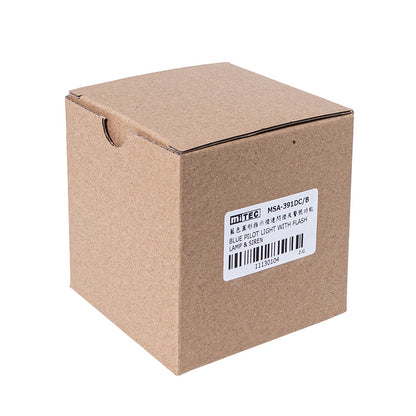 MSA-391DC/B BLUE PILOT LIGHT WITH FLASH LAMP & SIREN