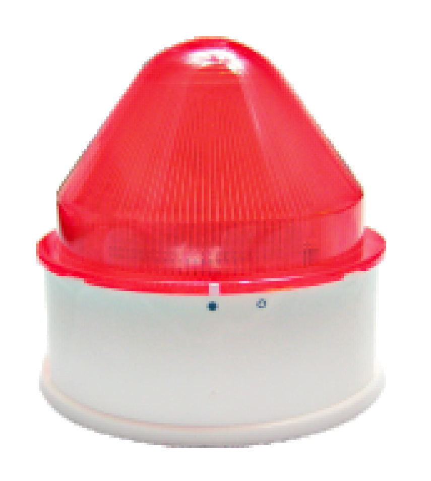 MSA-380/R PILOT LAMP HOLDER WITH RED COVER^