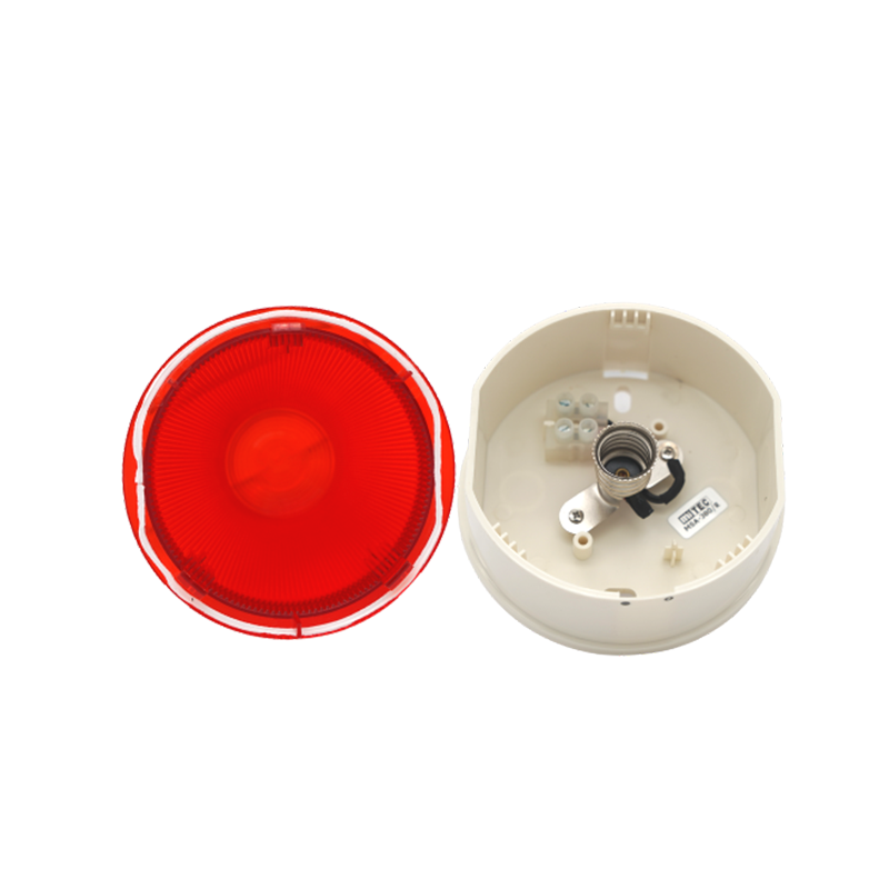 MSA-380/R PILOT LAMP HOLDER WITH RED COVER^