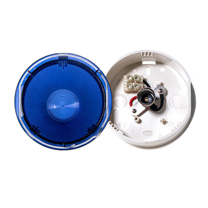 MSA-380/B 藍色圓形指示燈罩連燈座