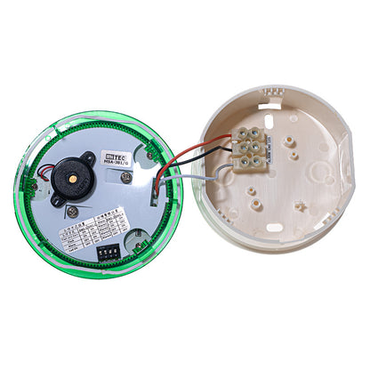 MSA-381/G PILOT LIGHT(LED) WITH FLASH LAMP & SIREN FUNCTION^