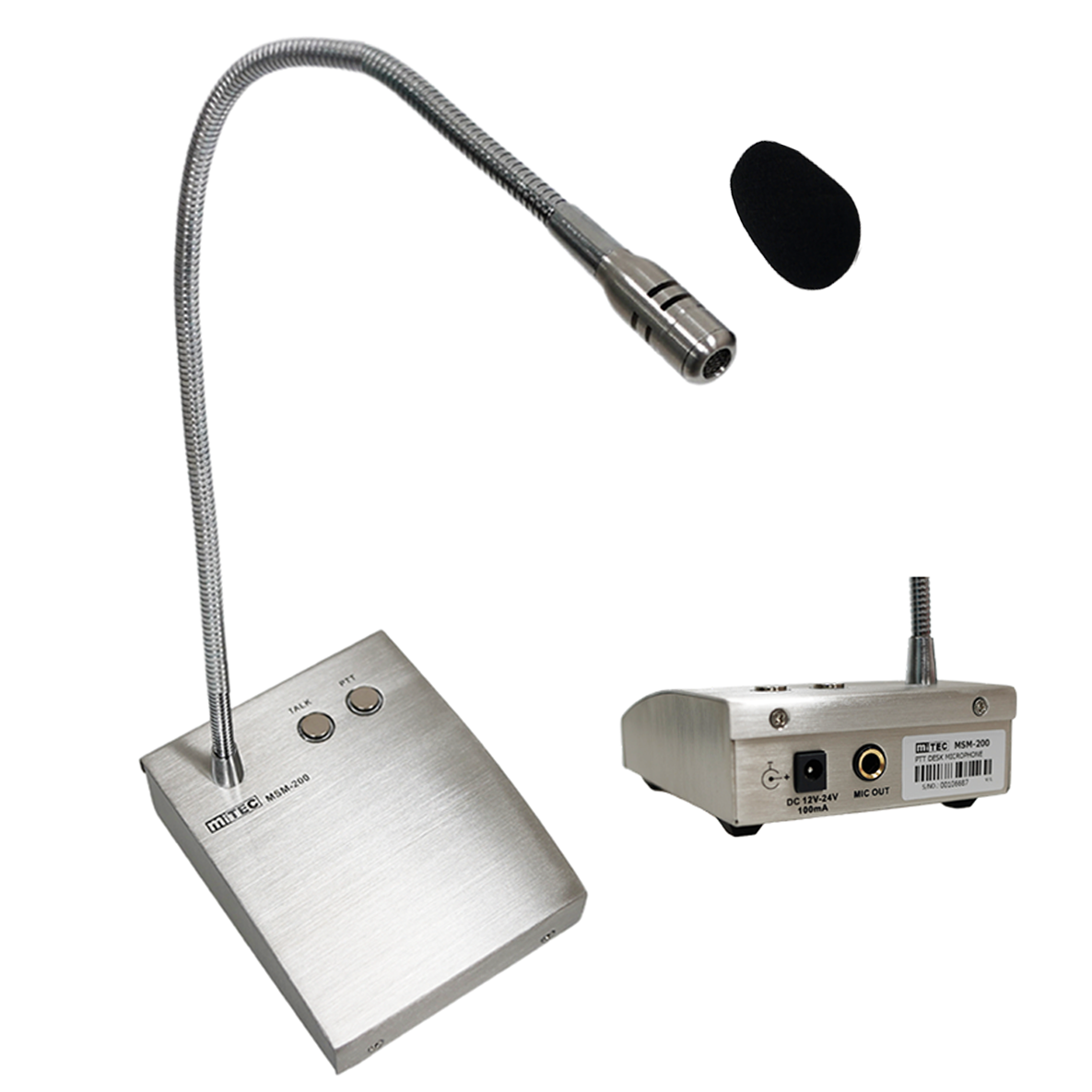 MSM-200 PTT DESK MICROPHONE^