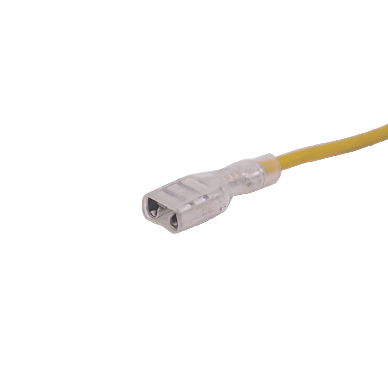 GP6.3-18Y-30 6.3mm SOLDERLESS TERMINAL W/18AWG YELLOW WIRE