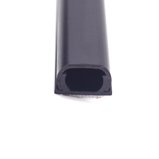 12-8BK 黑色"D"形線槽