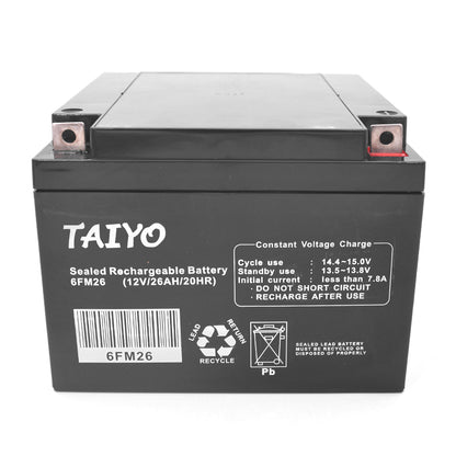 6FM26 12V 26.0Ah 鉛酸充電池