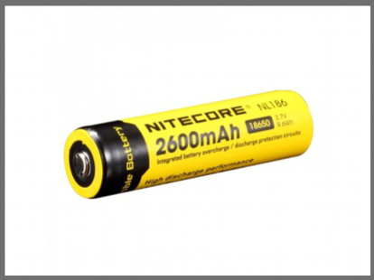 NL186/VC 3.7V 2600mAh Li-ion RECHARGEABLE BATTERY