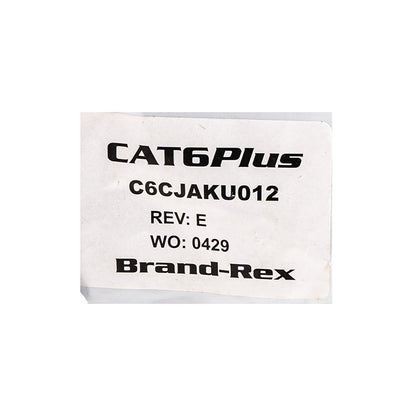 C6CJAKU012 CAT6 UNSCREENED SNAP-IN JACK