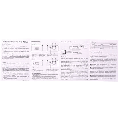 EKL-HE60/VC 60米 HDMI 延長器