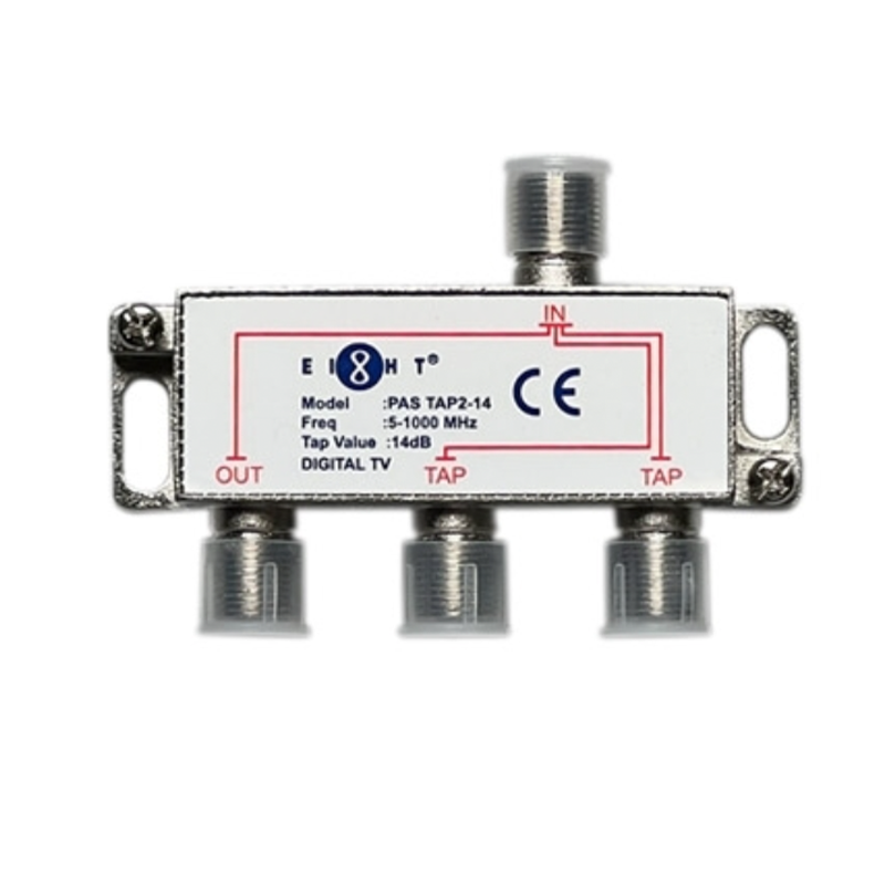 TAP2-10 EIGHT 2-WAY SPLITTER 5~1000MHz10