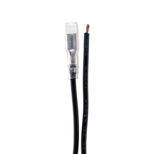 GP2.8-22BK-20 2.8mm SOLDERLESS TERMINAL W/22AWG BLACK