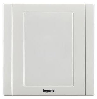 ERN400 LEGRAND 1 GANG WHITE BLANK PLATE