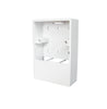 VBX-86126-34W 1GANG 34mm WHITE MOUNTING BOX