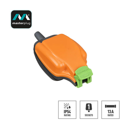 MP-IPS 13A WEATHERPROOF IP54 INLINE SOCKET