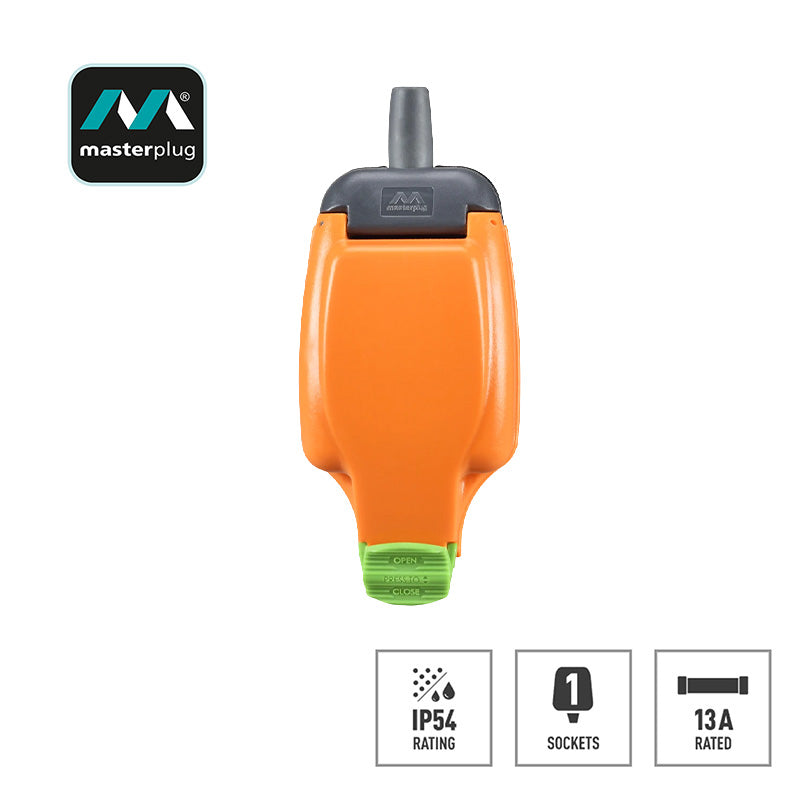 MP-IPS 13A WEATHERPROOF IP54 INLINE SOCKET