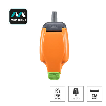 MP-IPS 13A WEATHERPROOF IP54 INLINE SOCKET