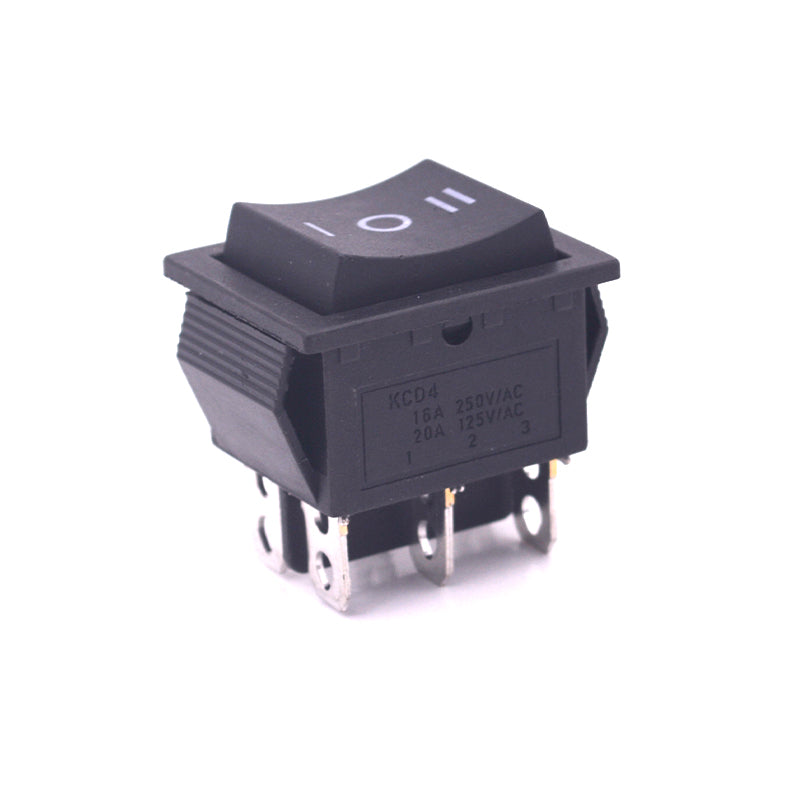 R13-87D/BB 黑色左右搖壓式開關