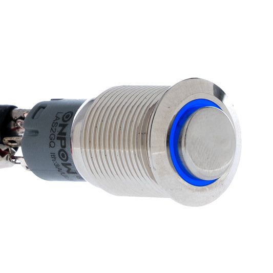 MSW-1624/B 16MM STAINLESS STEEL PUSH BUTTON