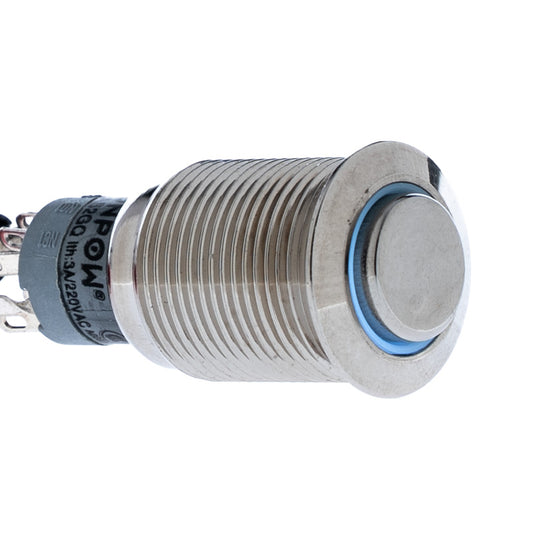 MSW-1624/W 16MM STAINLESS STEEL PUSH BUTTON