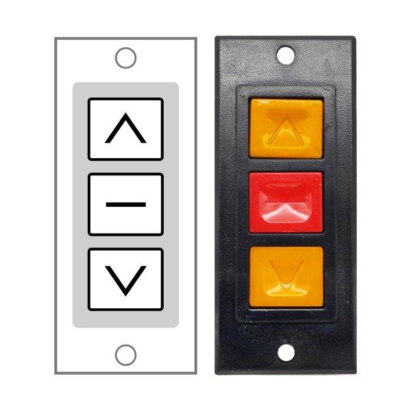 MSW-100 UP/STOP/DOWN 3WAY PUSH SWITCH