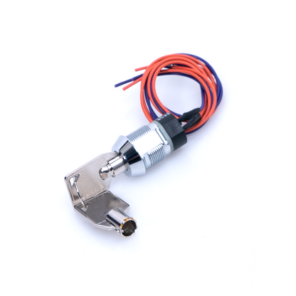 S206B-2(WIRE) SPDT 1-1 ROUND KEY SWITCH