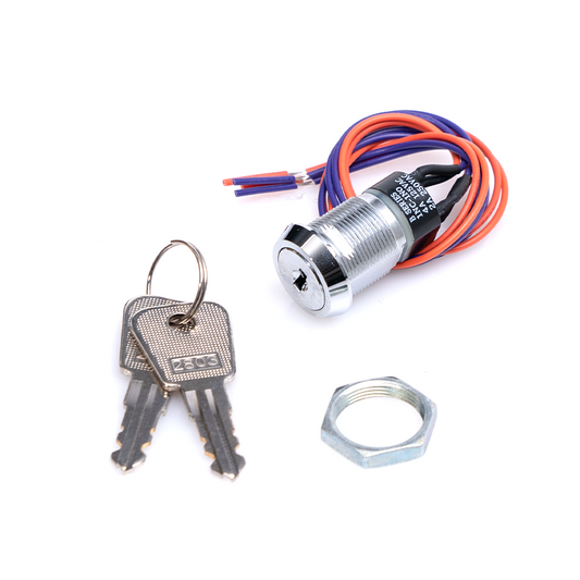 S286B-2(WIRE) 1-1單刀雙扁匙開關