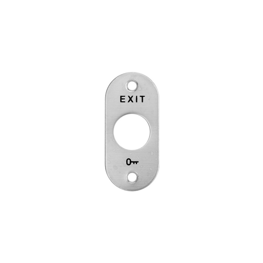 SSP-85 STAINLESS STEEL PANEL "EXIT"