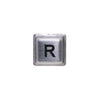 SSC-1515/R 不銹鋼蝕字面蓋" R "