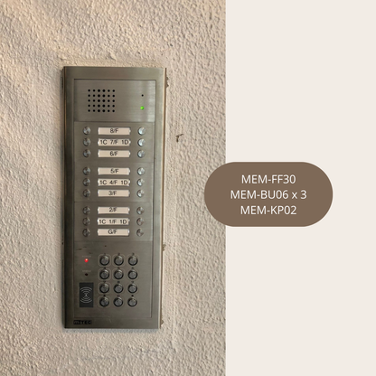 MEM-KP02/RD 密碼鍵盤連拍卡模組