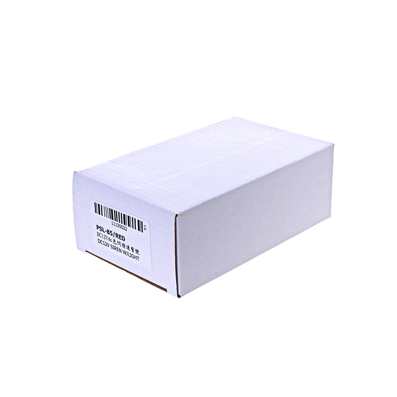PSL-85/RED DC12V SIREN W/LIGHT PACKING